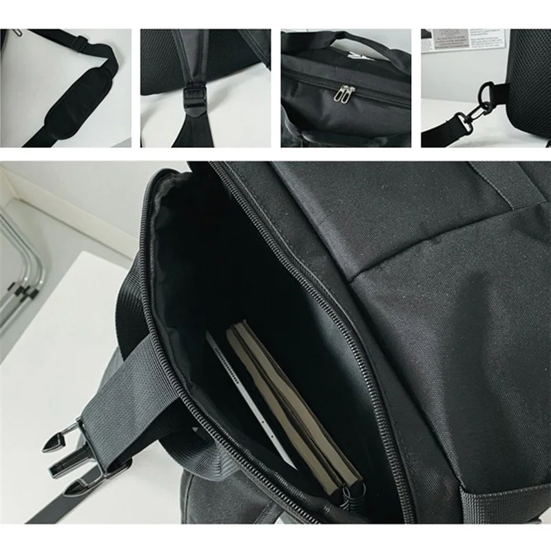 Gym Bag Travel 2023 New Fashion Handbag Shoulder Backpack Outdoor Camping Sports  Fitness Training Student Schoolbag xa44wd