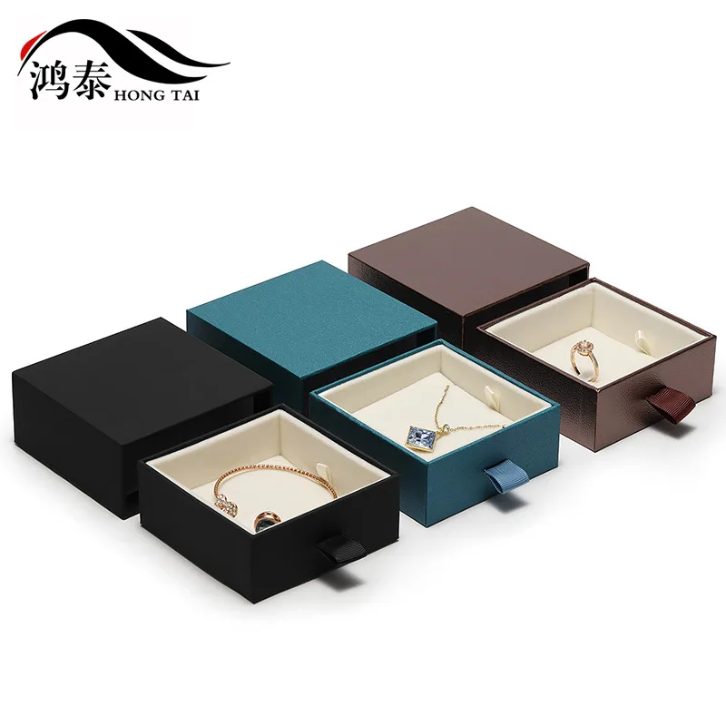 Jewelry box drawer box Ring Earring Necklace Bracelet box jewelry packing box in stock