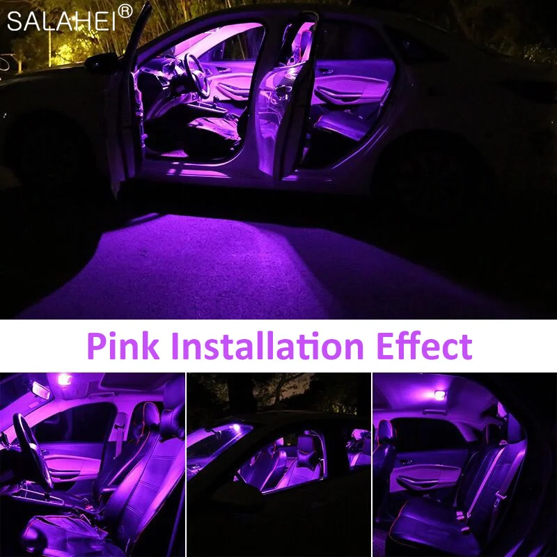 9 шт. автомобисветильник светодиодные лампы для салона автомобиля - купить по