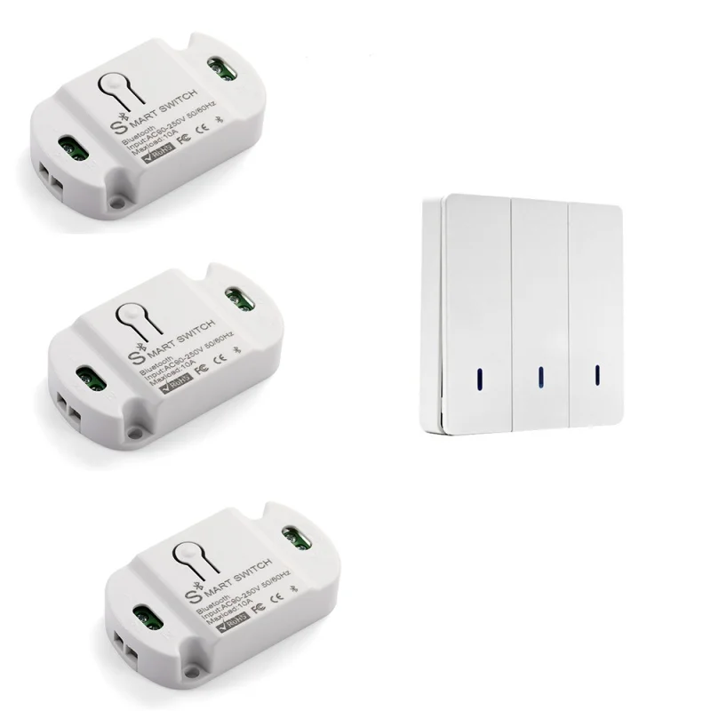 

ALexa Voice Direct Connection Bluetooth Control Smart Home Timing Switch Wireless Remote Control With 2.4G Wireless Wall Switch