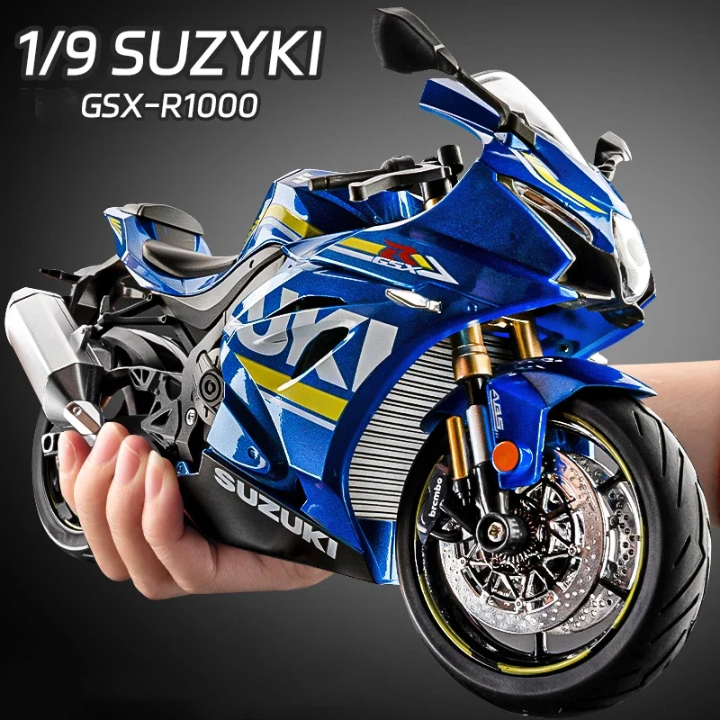 Модель мотоцикла Suzuki GSX-1000R H2R V4 из сплава 1:9 Коллекция игрушечных автомобилей