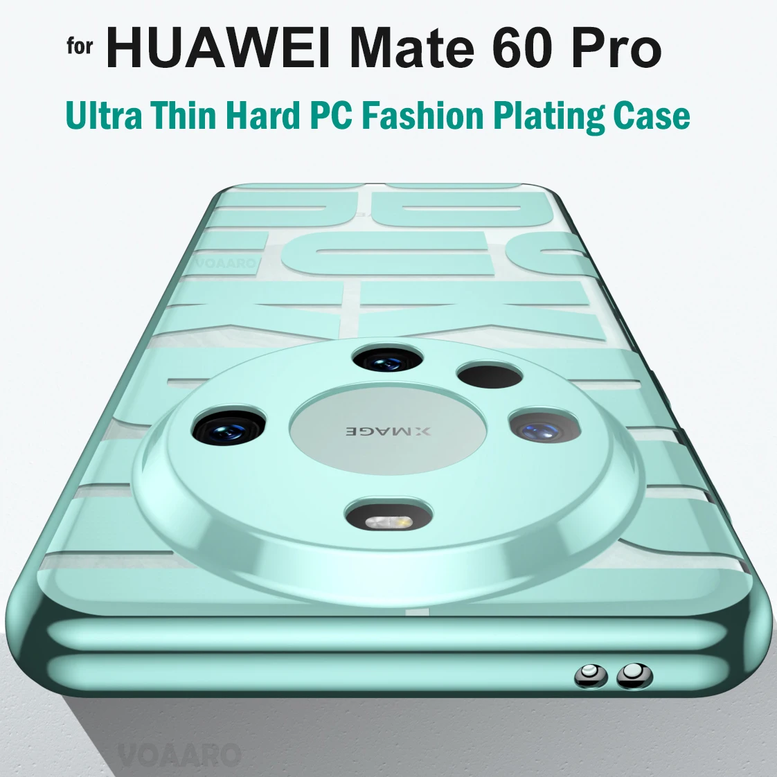 

Luxury Protective Funda for Huawei Mate 60 Pro Case Ultra Thin Hard PC Fashion Plating Cover for Huawei Mate 60 Pro Case Capa