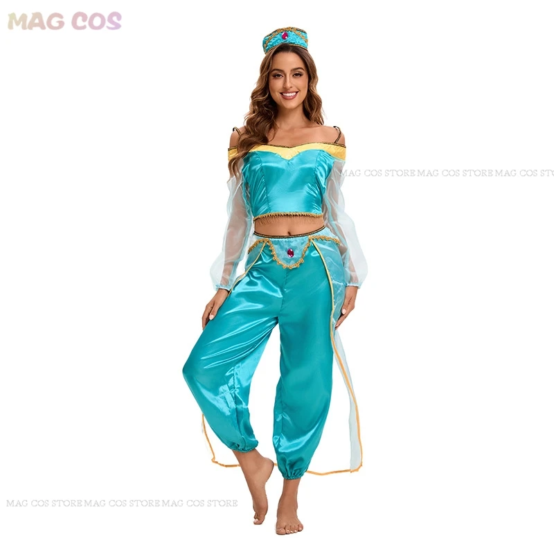 1000 ночей аниме фильм сказочные принцессы косплей парик костюм Джами арабские