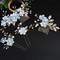 35 styles pearl rhinestone flower hair combs elegant bridal wedding party cosplay prom anniversary hairpin jewelry ornaments
