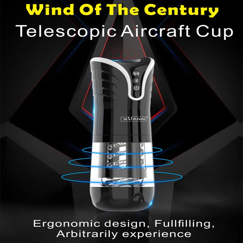 Мужской автоматический выдвижной мастурбатор для эрекции пениса Вибратор