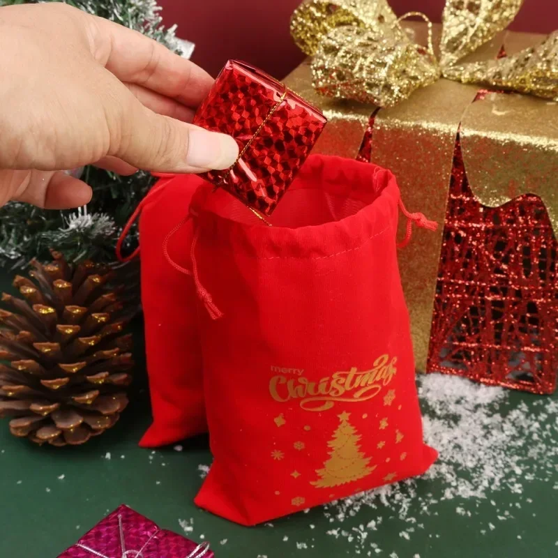 1/10 шт. бархатная сумка для хранения ювелирных изделий