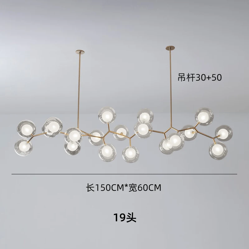 

Золотая люстра Magic Bean ZAIXIAO