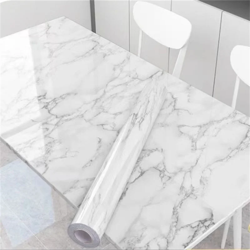 

Мраморные ПВХ наклейки маслостойкие термостойкие самоклеящиеся обои в рулонах для кухни обеденного стола декор мебели