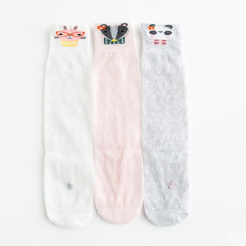 

3Pair Cute Giraffe Baby Sock Non Slip With Grips Cotton Long Socks For Infant Girls Boys Newborn Knee High Socks 2022