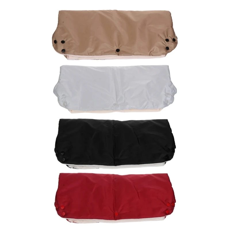 

Warm Muff Pushchair Hand Muff Winter Gloves Thickened Fleece Lining Universal Size Hand Gloves Strollers Prams Accessory