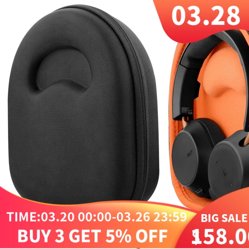 

Geekria Shield Case for Cowin E-7, Sony, AKG, B&O,JBL,Sony Portable Bluetooth Earphones Headset Bag For Accessories Stoage