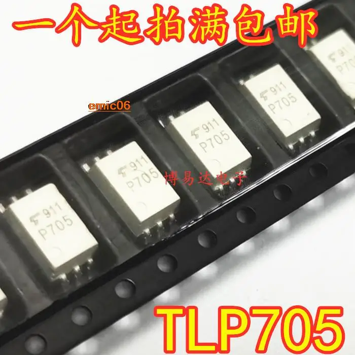 

10 шт., Оригинальные запасные части TLP705 0.6A,10M P705 TLP705A