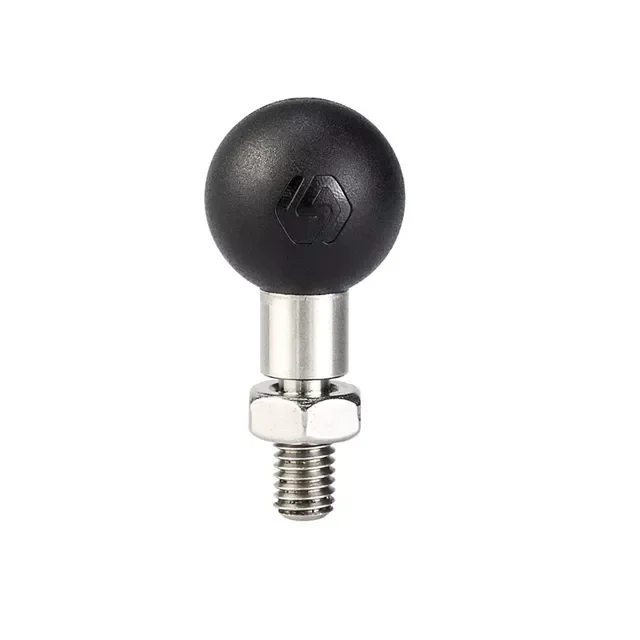 

Pc Motorcycle Rear View Mirror Installation M8 Ball Base Handlebar Metal Clamp Base Motorbike Extension Screw