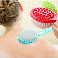 bad borstel lange steel scrubber skin massage borstel voeten wrijven body borstel voor terug peeling borstel badkamer accessoire