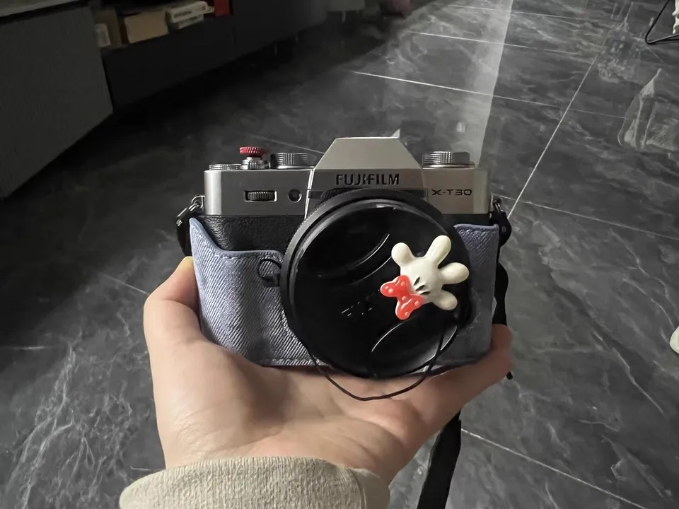 НОВЫЙ стиль, синяя джинсовая сумка для камеры, чехол для Fujifilm XE5 XM5 XS20 XT30 II III XT50, защитный чехол, противоскользящая основа (art.: 3920d496be83f) - 3920d496be83f