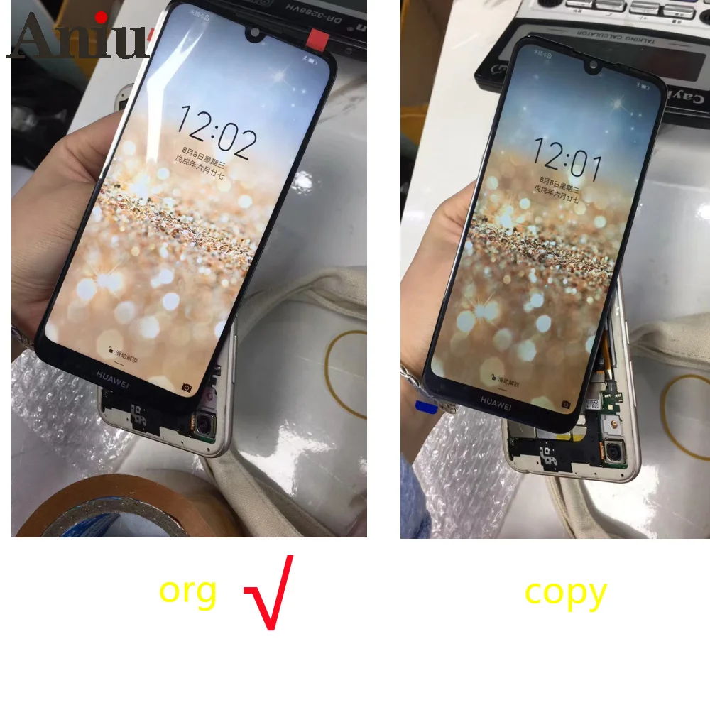 

Original lcd For HUAWEI honor8a/y6 2019 Lcd Display Touch Screen Digitizer Assembly Replacement With HUAWEI DISPLAY Y6 2019