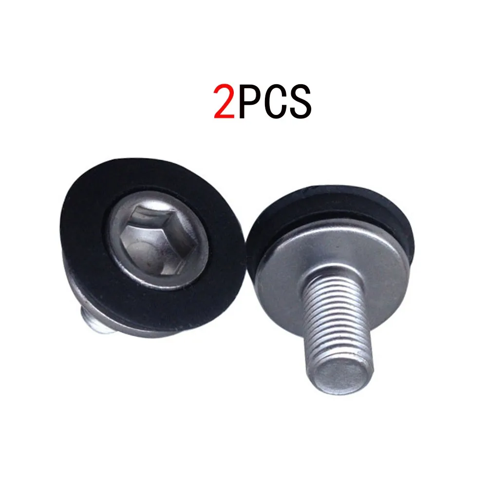 

2Pcs Bicycle Bottom Bracket Axle Allen Key Crank Arm Bolts M8 Screw Hot Sale Square Hole Central Axis Replace For 8mm Allen Wren