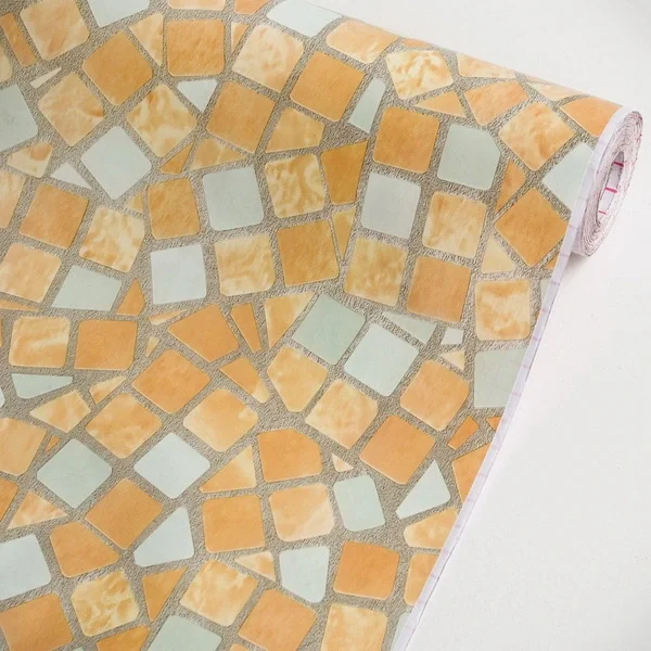 

Mosaic Sandybrown - Vinyl Self-Adhesive Wallpaper Prepasted Wall stickers Wall Decor (Roll)