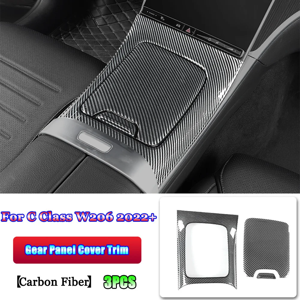 

Молдинги для автомобилей Mercedes Benz C Class W206 C200 C220 C260 C300, 2022, карбоновое волокно, полный комплект, аксессуары