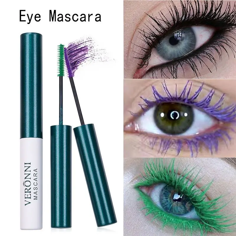 

Colorful Mascara Thick Curling Lengthening Quick Dry Non-blooming Mascara