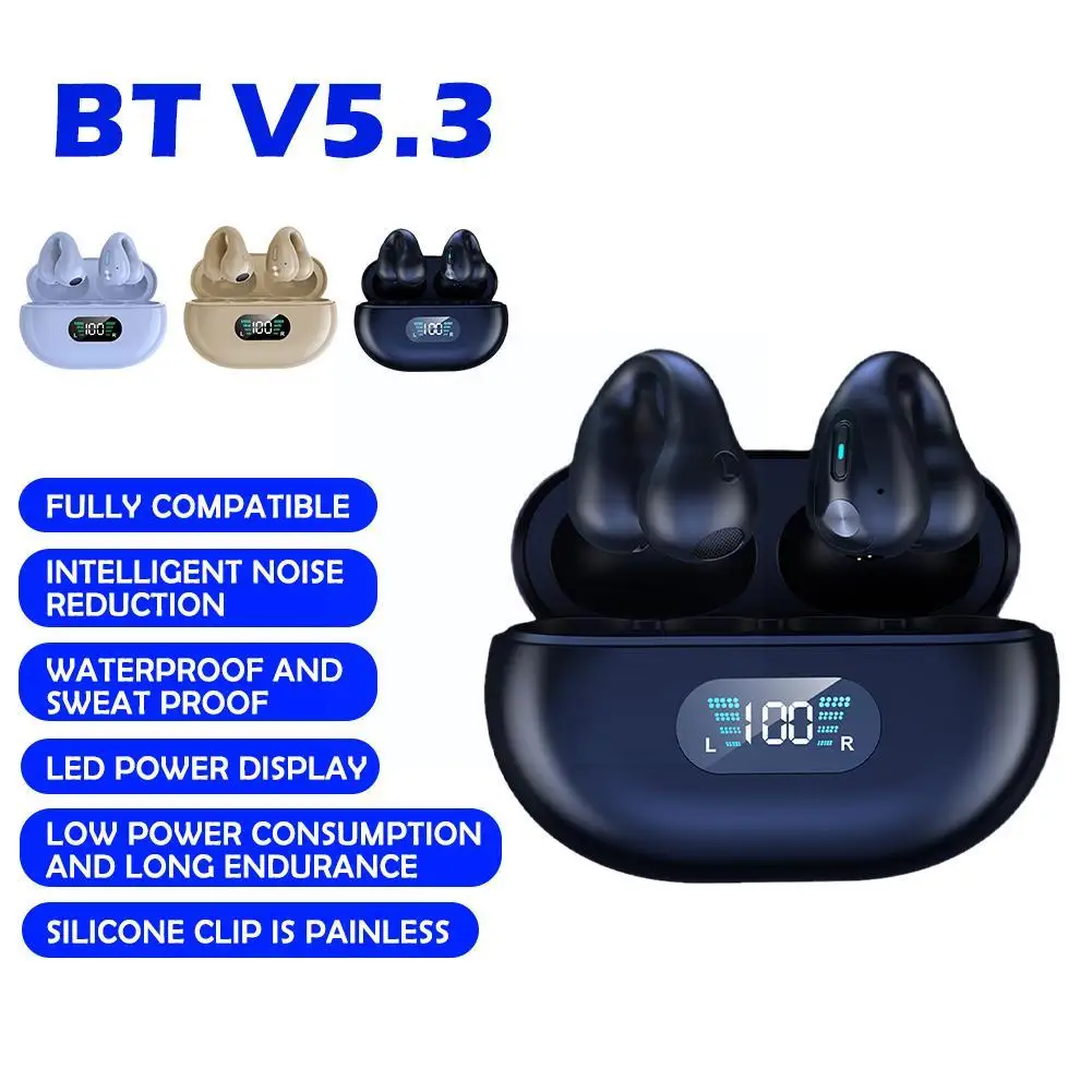 

TWS-наушники водонепроницаемые с микрофоном и поддержкой Bluetooth 5,3