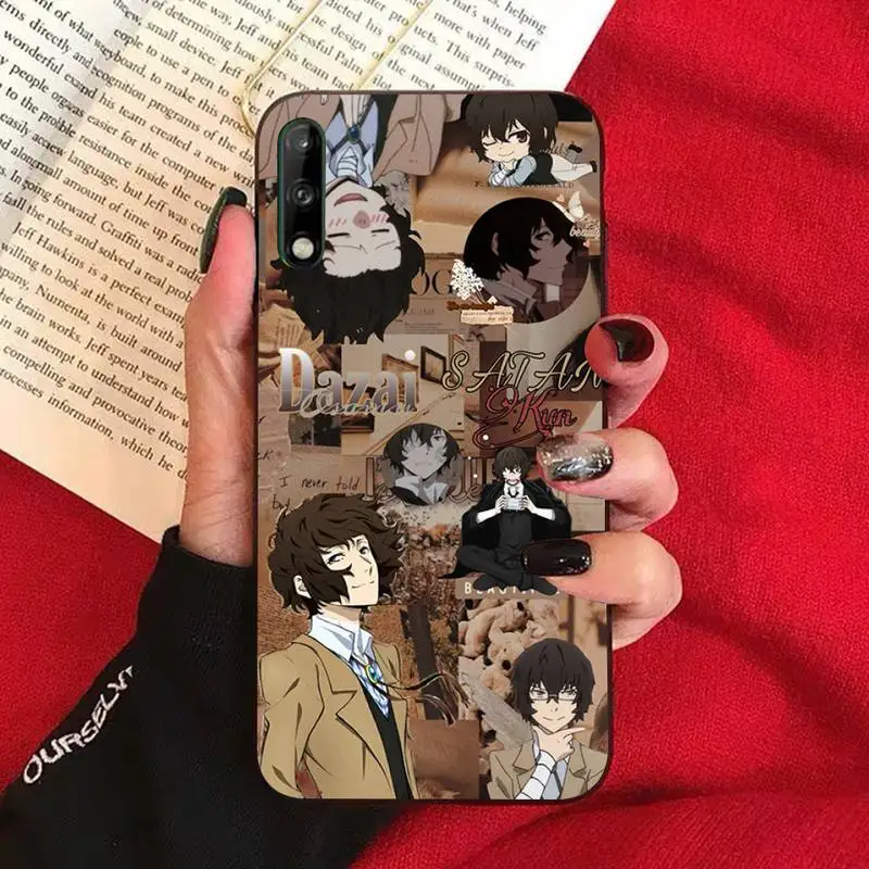 Японский аниме Bungou бродячие собаки дазай Осаму чехол для телефона Huawei Honor 10 i 8X C 5A