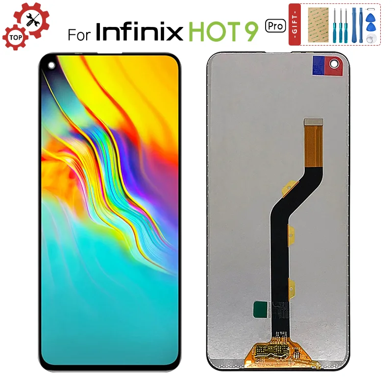 

6.6'' Original IPS LCD For Infinix Hot 9 Pro Display Assembly Digitizer Touch Screen For Infinix Hot 9 X655C X655 X655D LCD