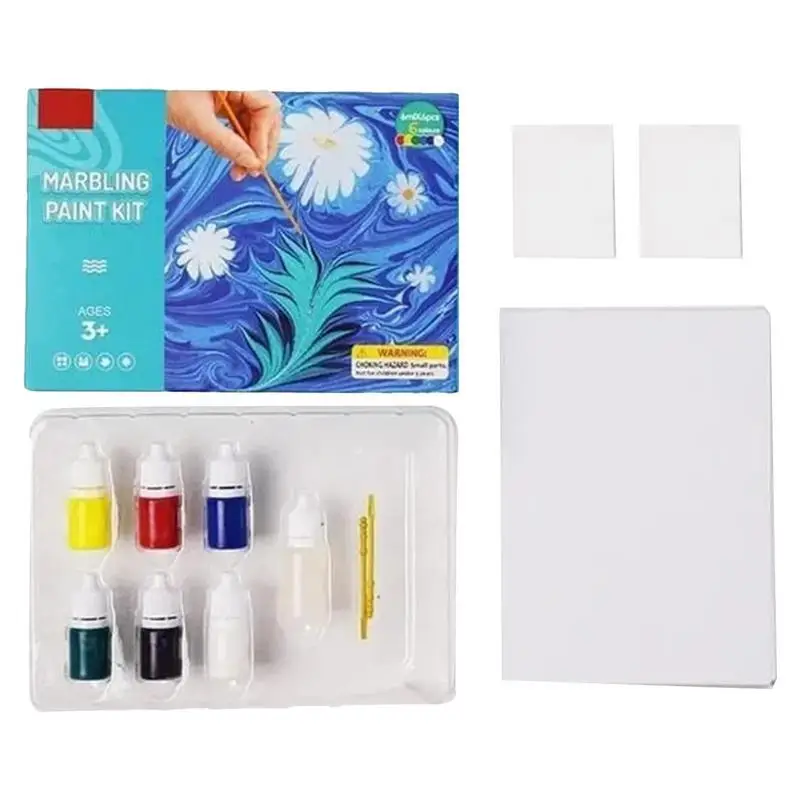 

Water Marbling Paint Set Water Marbling Kit For Fabric Paper Creative Presents Ideas Arts And Crafts For Girls Boys Tween Ages 6