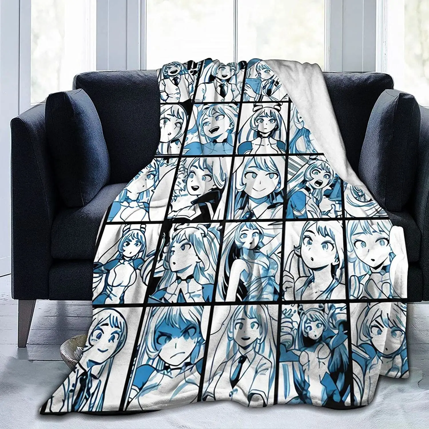 Nejire Hado Fluffy Soft and Comfortable Blanket, Anime Warm Embrace of Sympathy