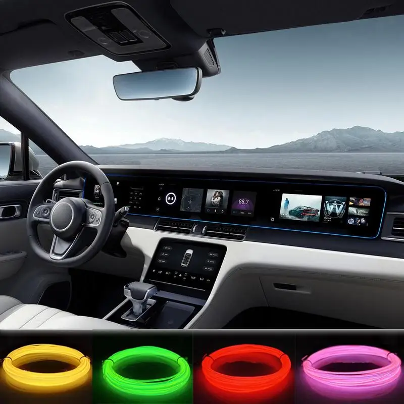 

Автомобильный комплект освещения окружающей среды, водонепроницаемый, с дистанционным управлением через приложение