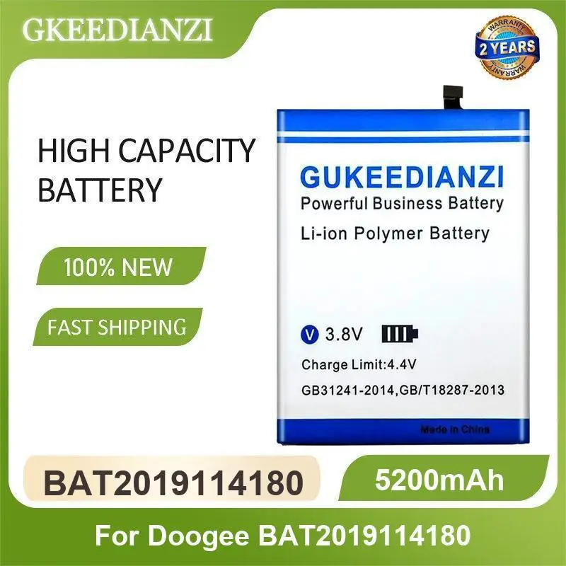 Фото Аккумулятор для Doogee Shoot 2 BAT2119167680 X55 S40 S58 Pro NOVA Y100 Plus BAT2019114180 F7 BAT22M196000 T10E BAT16542000 Mix N20 №5