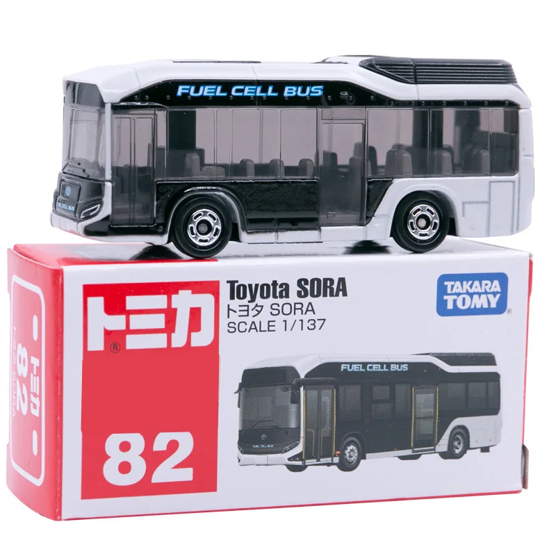 

Spot TAKARA TOMY No.82 Toyota Smart Bus Fuel Cell Bus Alloy Car Model