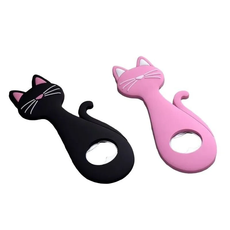 

Cartoon Cat Beer Opener Magnetic Refrigerator Bottle Opener Fridge Cute Sticker