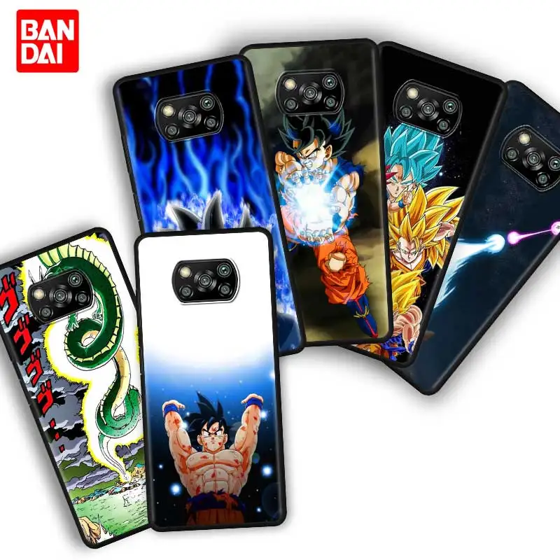 

Dragon Ball Super Goku God Case for Xiaomi Poco X3 NFC F3 M3 11t 11 Lite Ultra Redmi Note 10s 10t Pro 5G Cover Tpu Soft Silicone
