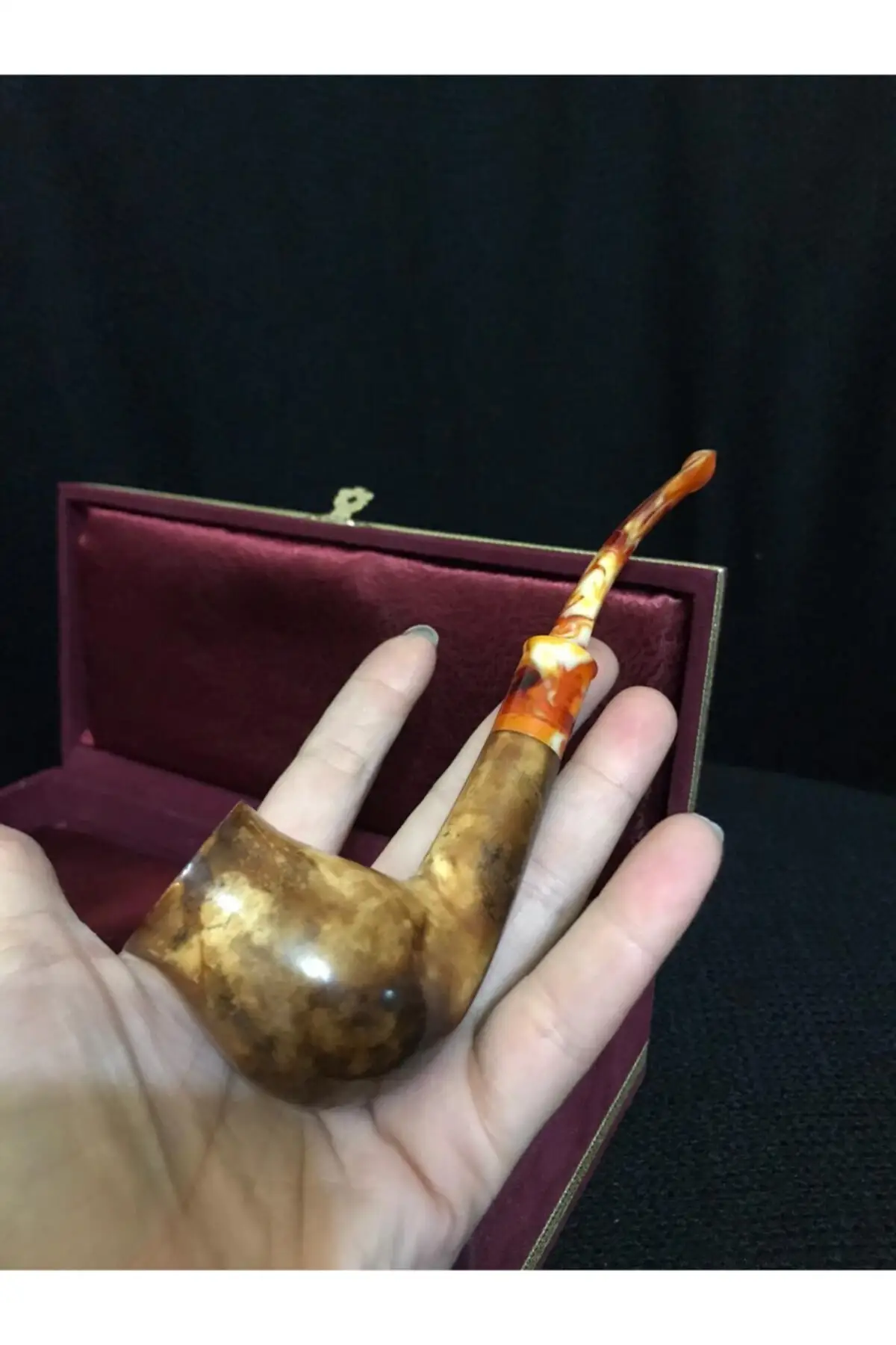 

Meerschaum Straight Burning Pipo