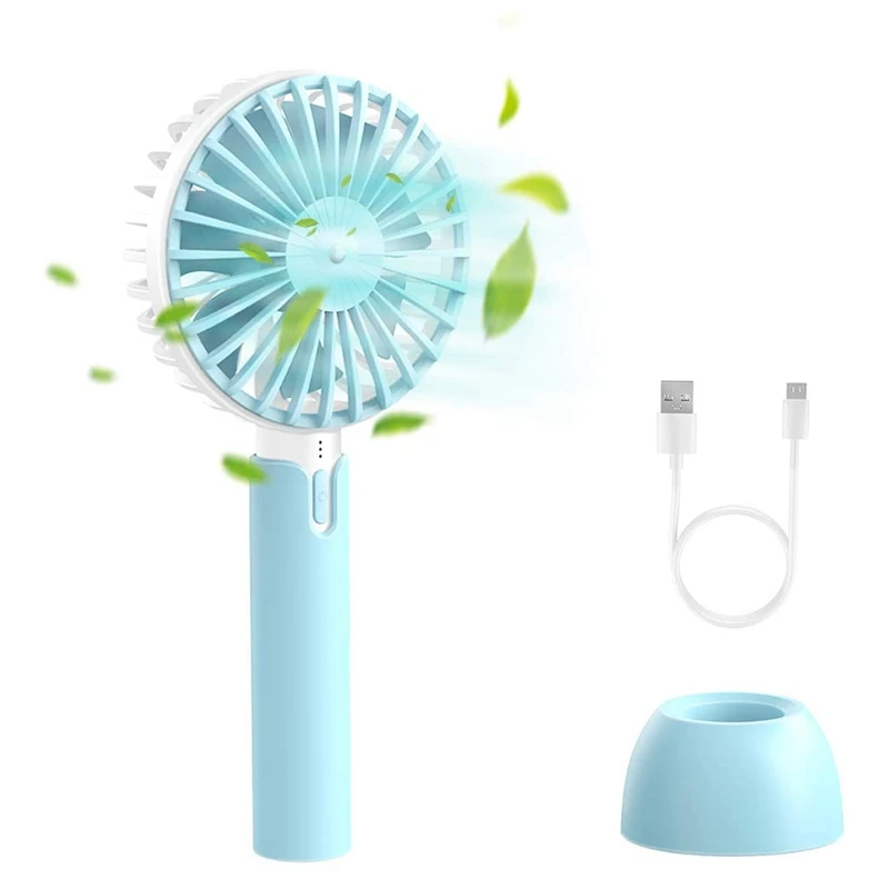 

Handheld USB Fan, Portable Mini Fan Rechargeable Battery, Desk Fan For Office/Outdoor/Sport/Home/Travel/Camping