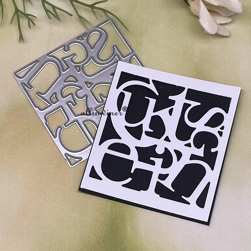 

Voucher letter frame DIY Craft Metal Cutting Die Scrapbook Embossed Paper Card Album Craft Template Stencil Dies
