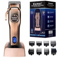 original kemei professional adjustable hair clipper for men electric hair trimmer rechargeable barber hair cutting machine