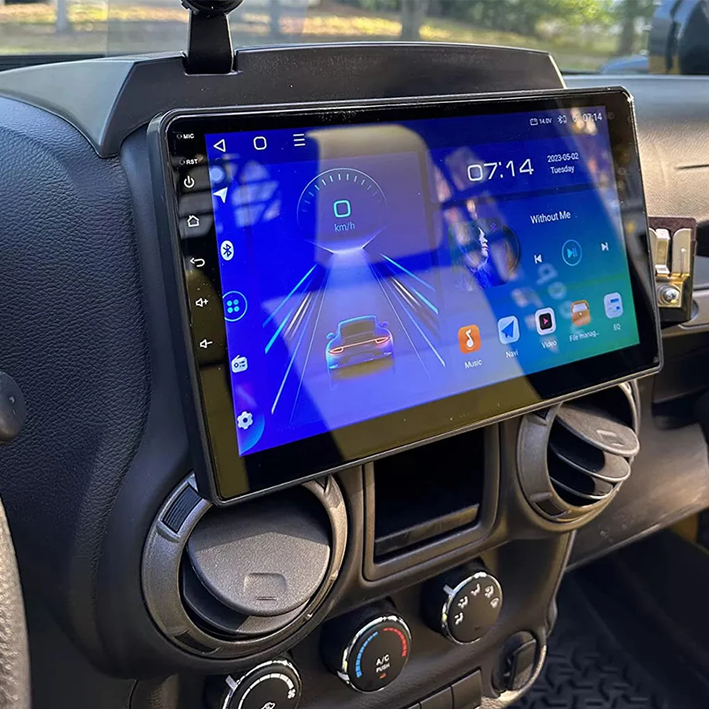 10 1 &quotдля Apple Wireless Carplay Android 14 авто для 2007-2018 Jeep Wrangler JK радио GPS Navi FM Автомобильный