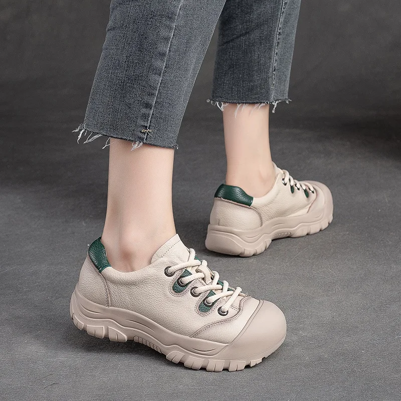 DRKANOL модные женские туфли на плоской платформе разноцветные легкие удобные