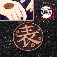 anime demon slayer coin kimetsu no yaiba tsuyuri kanao double sided alloy metal tokens commemorative coins props