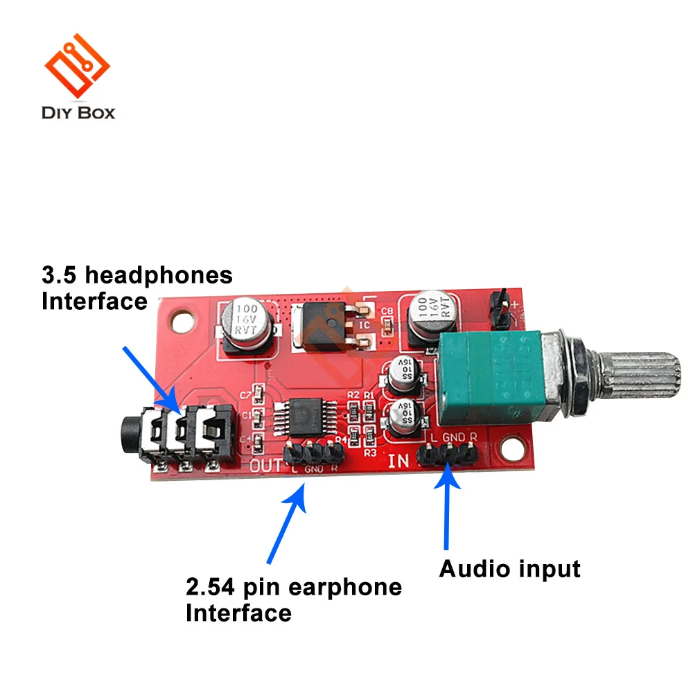

Headphone Amplifier Board MAX4410 Miniature Headphone Amplifier Can Be Used As Power Amplifier Preamplifier Instead Of NE5532