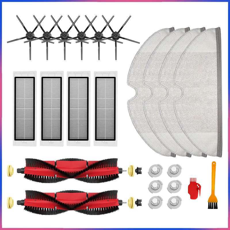 

Hepa Filter for Xiaomi 1s MI Roborock S50 S5 Max Mijia Robot Vacuum Cleaner Accessories Main/Side Brush Mop Cloth Parts Kits