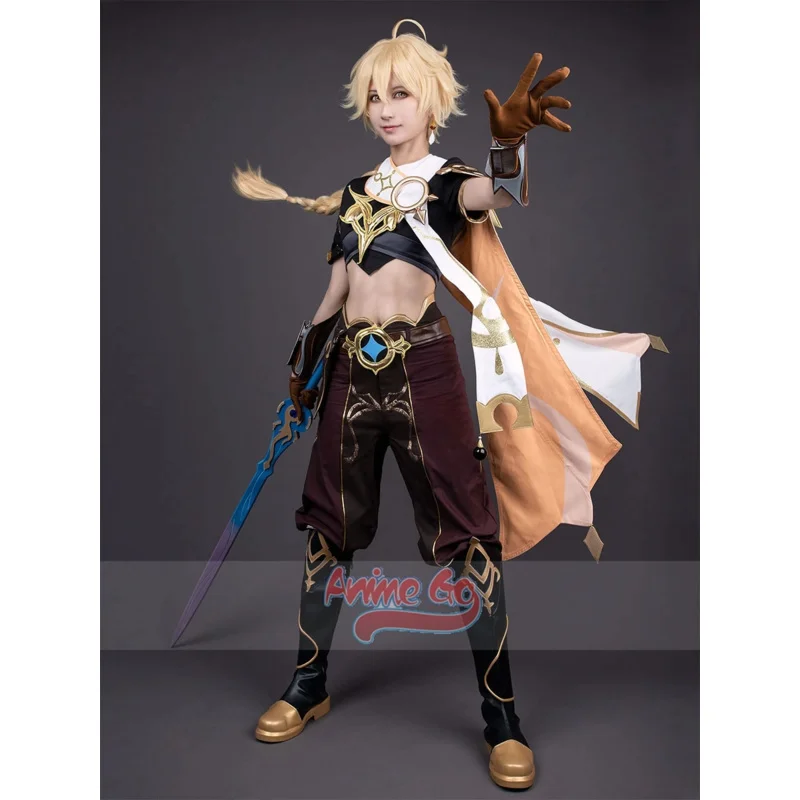 Женский костюм для косплея этера путешественника _ Genshin обувь игровая униформа