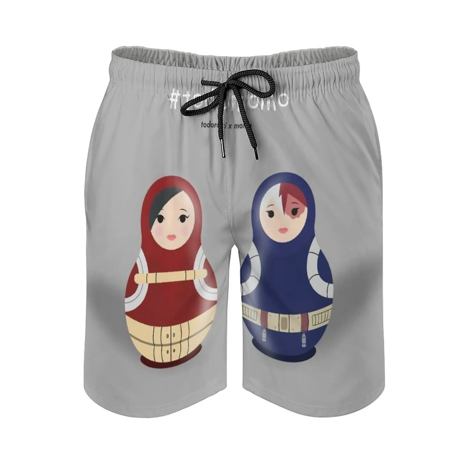 

Todomomo Men's Beach Shorts Swim Trunks With Pockets Mesh Lining Surfing Todomomo Shouto Todoroki Shouto Todoroki Momo Momo