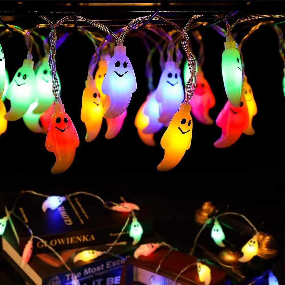 

Halloween LED Ghost Holiday Lights Spooky Ghost Festival KTV Nightclub Bar Party Scene Decoration Atmosphere Creation