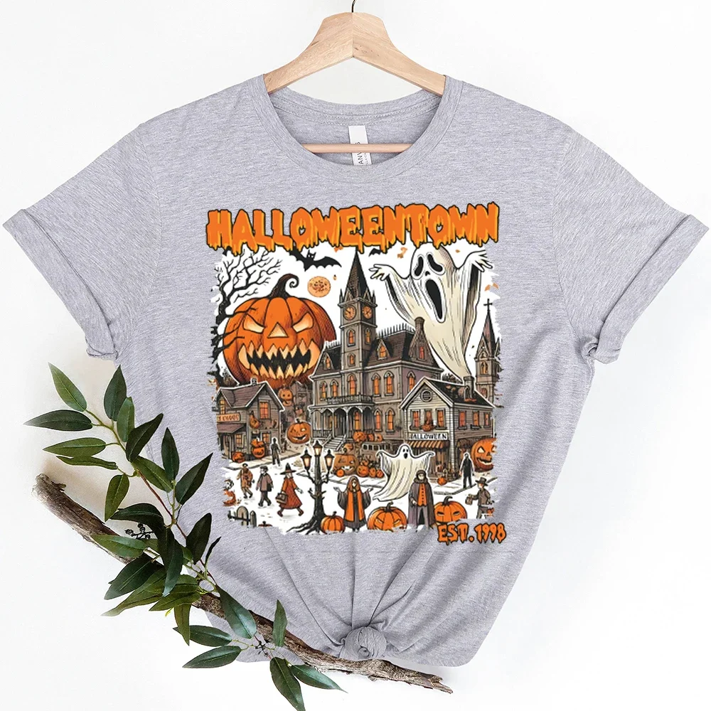 Хэллоуин призраки Est 1998 футболки хэллоуин владельский Университет женская