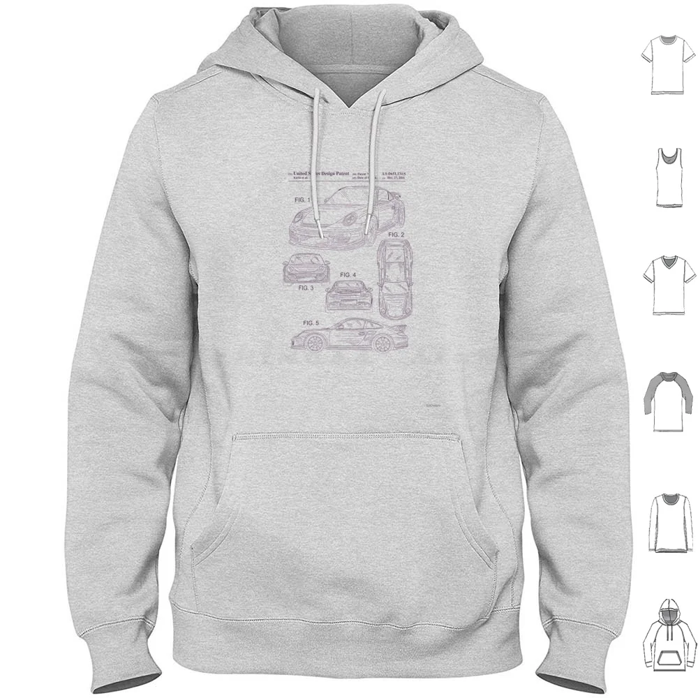 

997 Gt2 Blueprint Hoodies Long Sleeve 997 996 Gt2 Rs Gt3 Rs Gt Turbo 993 964 Blueprint Blueprint Turbo 930 997 2 997 Gt2