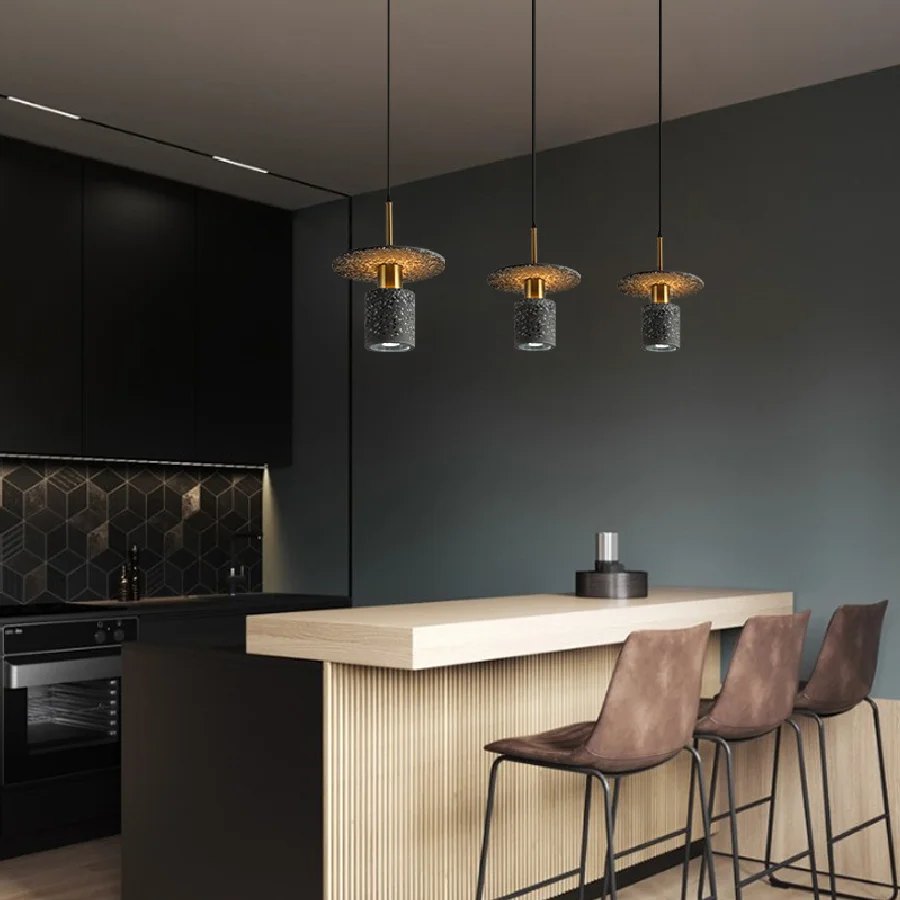 

Postmodern Creative Terrazzo Chandelier Nordic Minimalist Pendant Light Indoor Decor Light For Dining Table Bedroom Living Room