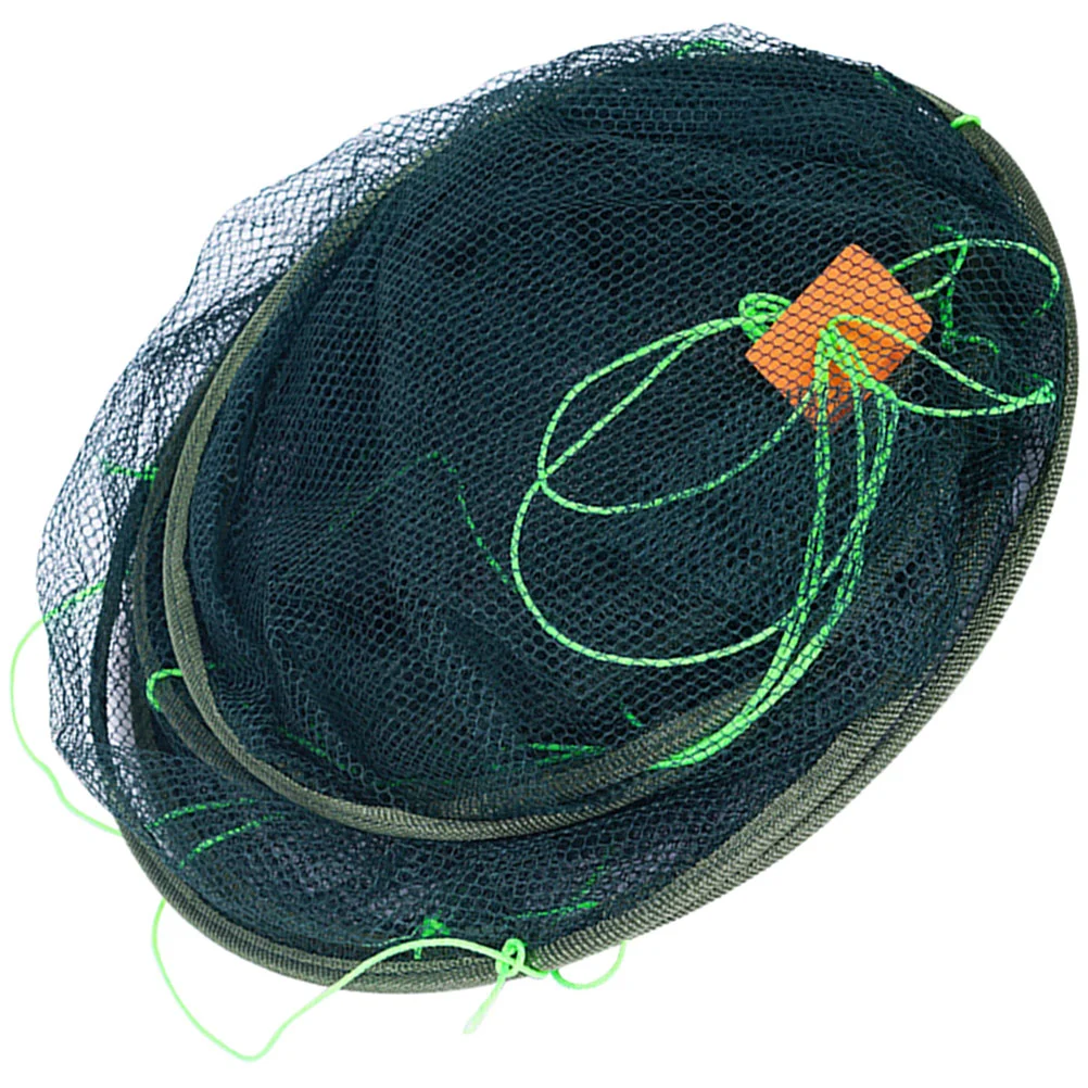 

Рыболовная Ловушка для наживки, рыболовная сеть большой емкости, складная ловушка для ловли креветок, износостойкая рыболовная сеть